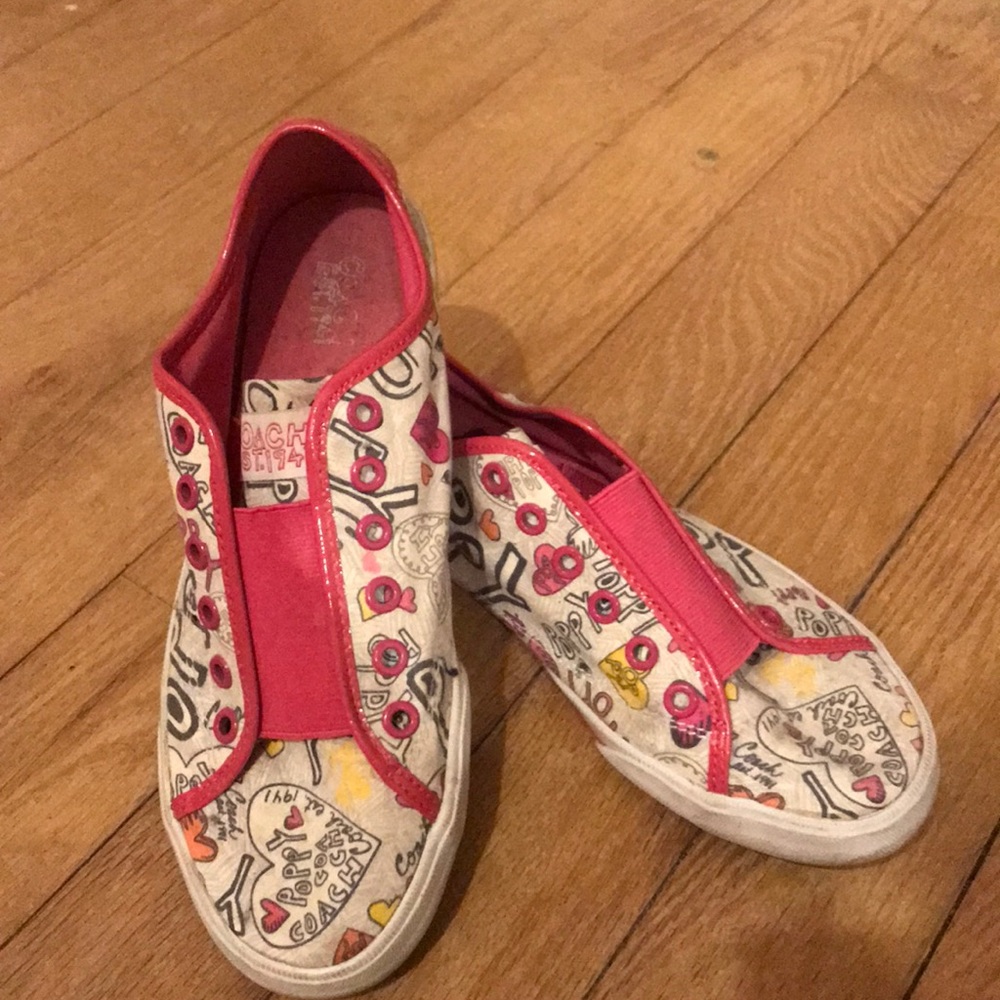 Coach slip on shoes